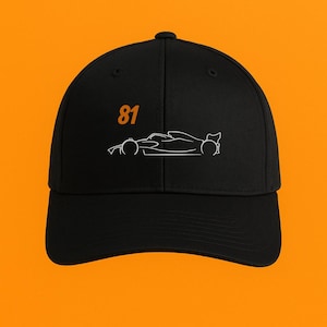 Oscar Piastri Embroidered Hat, Oscar Piastri 81 Dad Hat, Formula 1 Gift, Mclaren Hat Gift