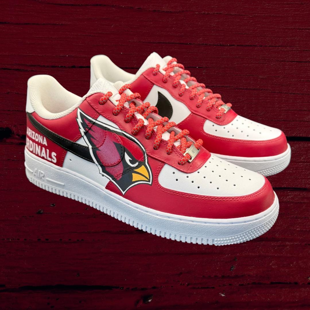 Custom “cardinals” Air Force 1 Shoes - Etsy