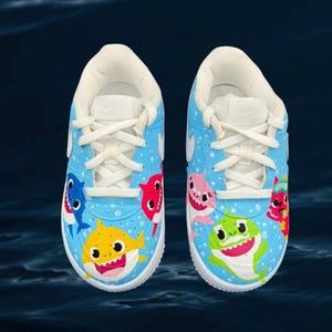shark light up baby shark trainers