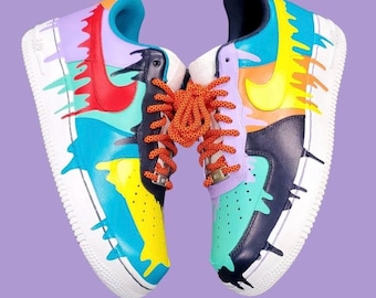 Custom “Jalen Drip” Air Force 1 Shoes