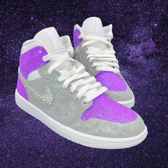 womens jordans with glitter