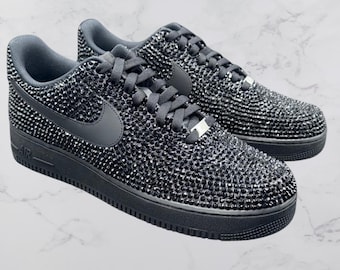 Custom “Black Diamond” Air Force 1 Shoes