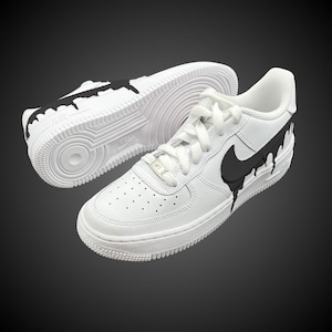 Custom “Drippy Swoosh” Air Force 1 Shoes