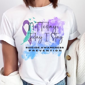 Suicide Prevention Shirt, Suicide Awareness Tee, Suicide Prevention Tee, Suicide Awareness Gift, Depression Shirt, Your Story Isn&#39;t Over