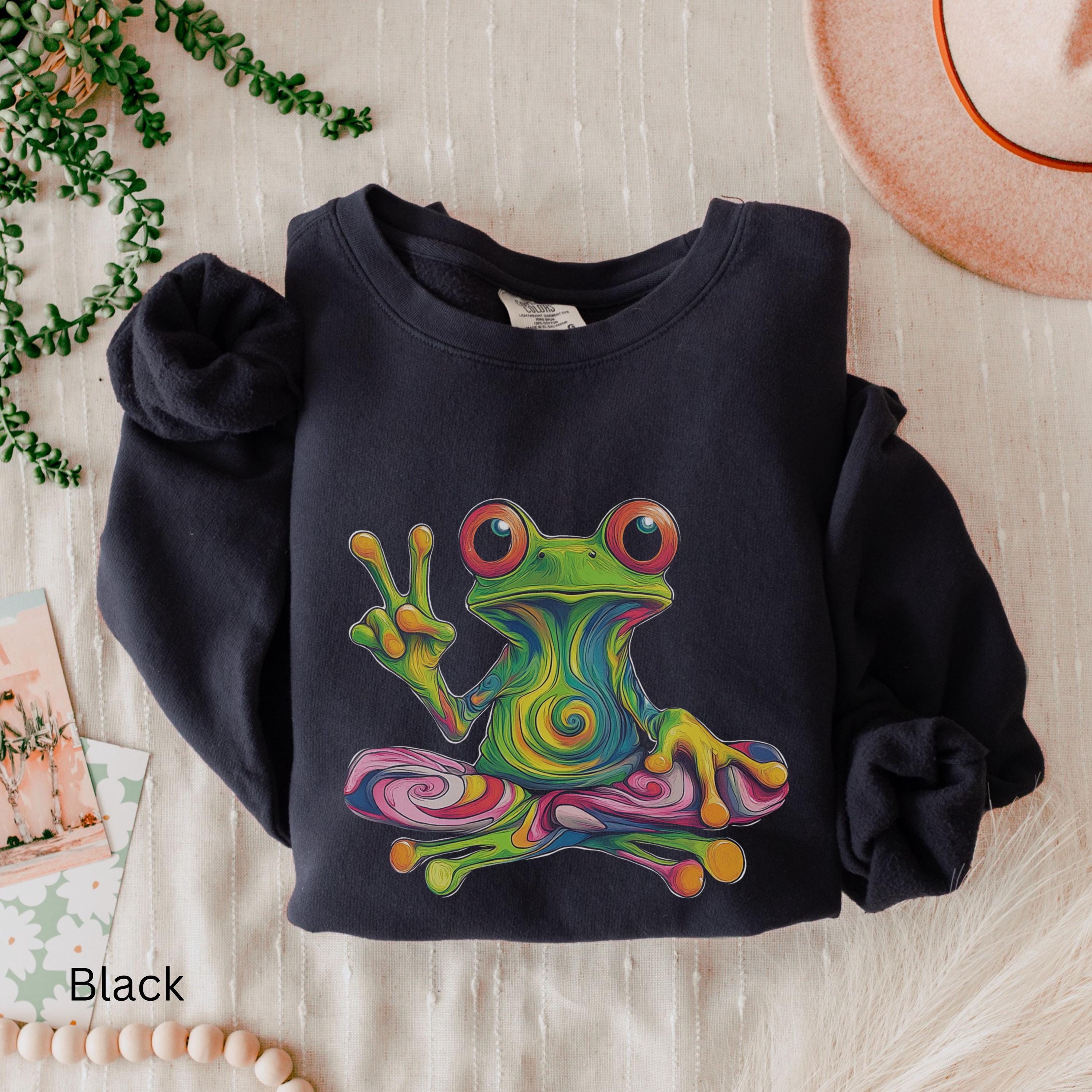 Peace Frogs ピースフロッグス 両袖カエルプリント スウェット Peace Frog Clothing - Etsy