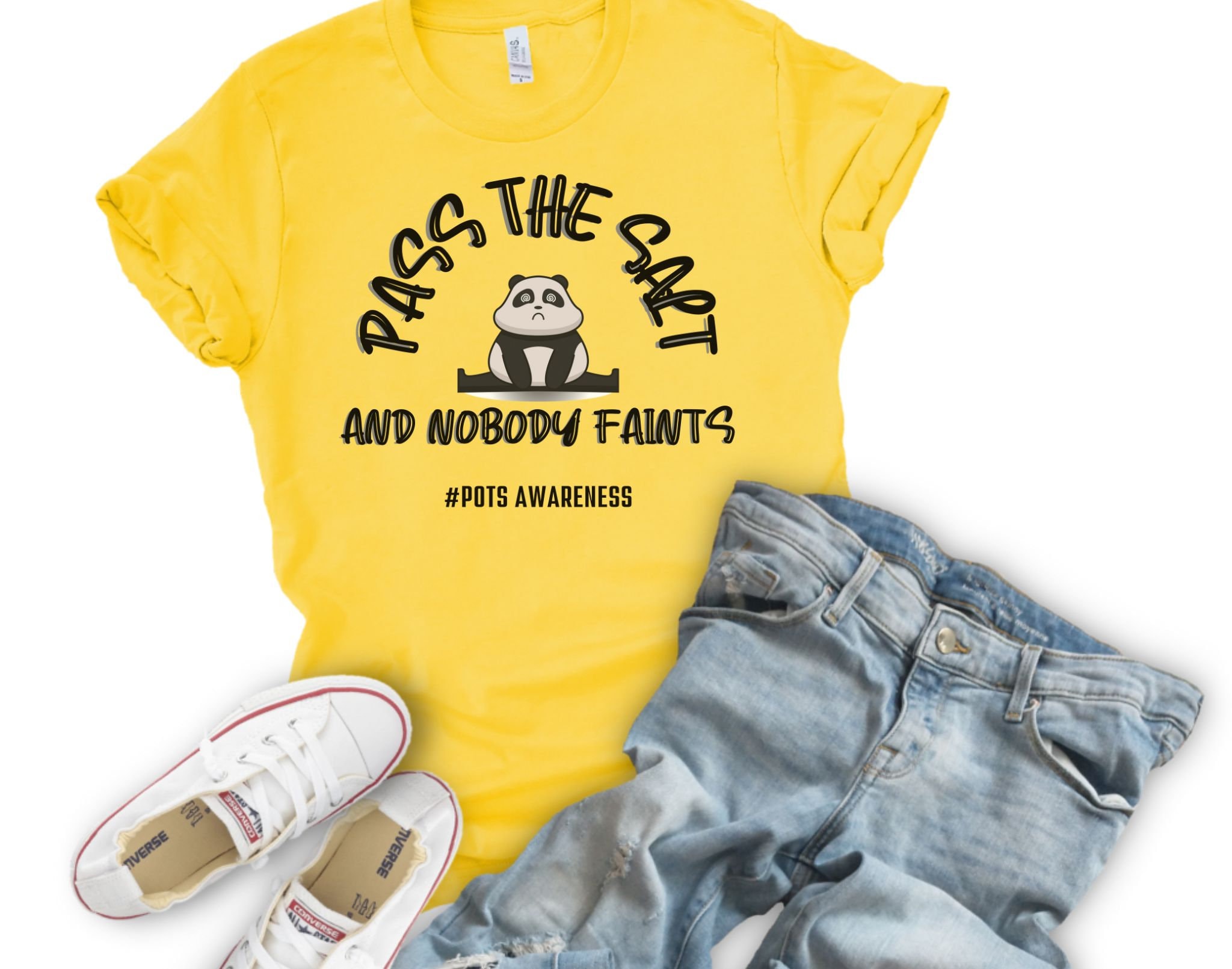 Pass the Salt POTS Awareness Tee, POTS Awareness Tee, Pots Syndrome