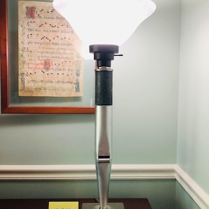Metal Organ Pipe Torchiere Table Lamp