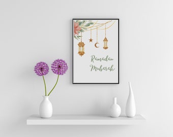 Ramadan Wall Art, Islam Wall Art, Islamic Home Decor, Ramadan Decor, Islam Decor, Muslim Art, Muslim Decor, Ramadan Wall Art, Ramadan Print