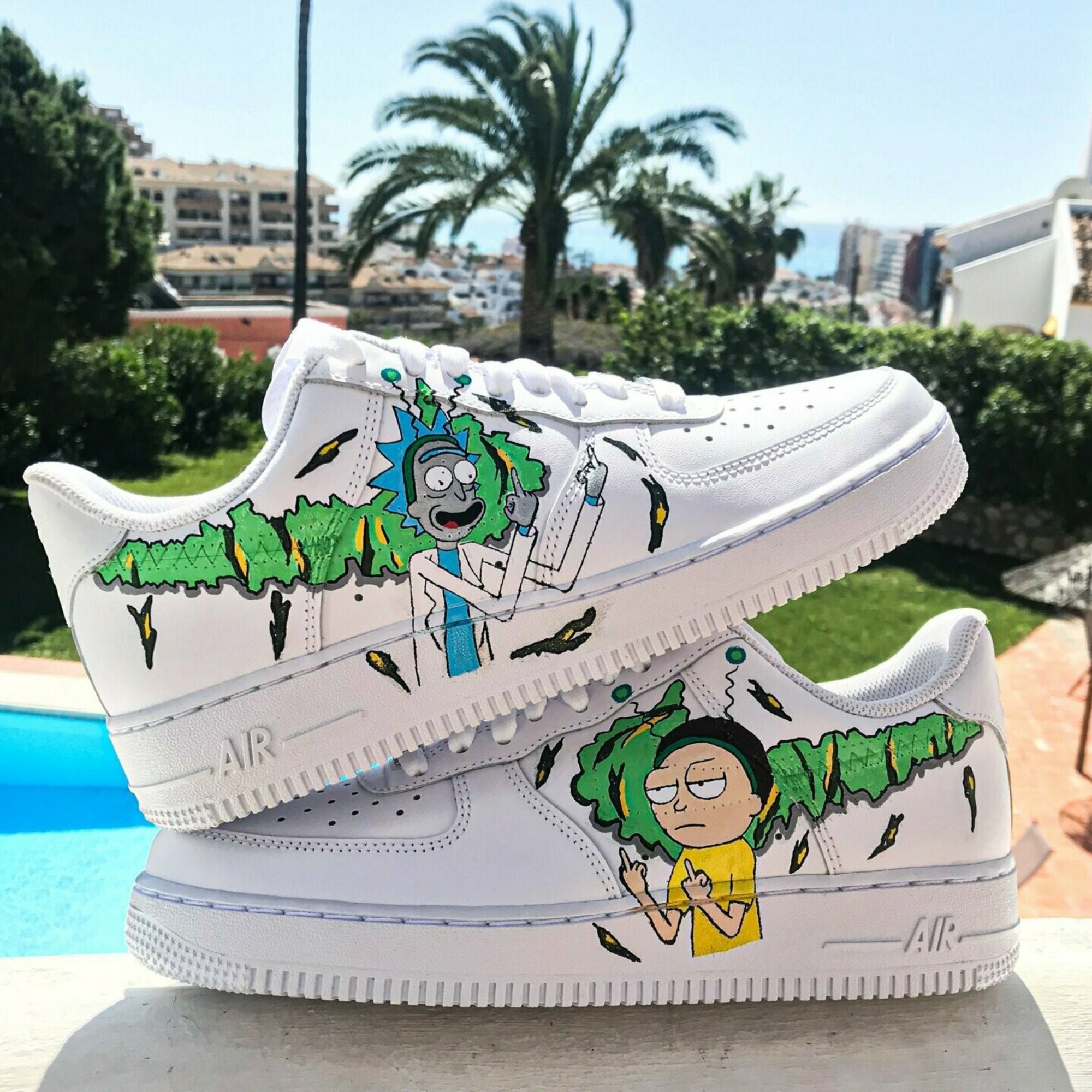 Nike Air Force Custom симпсоны