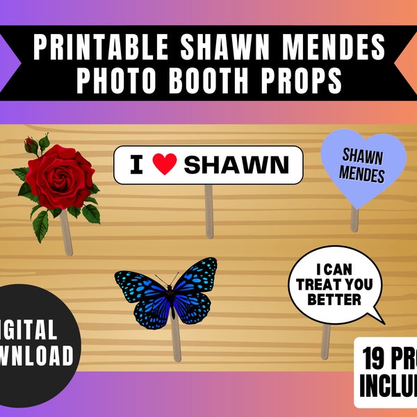 Shawn Mendes Party Decor - Etsy