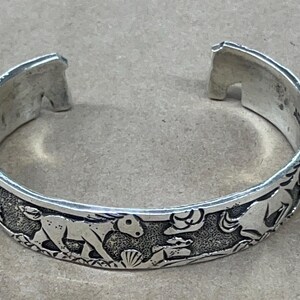 Native American Navajo Handmade Sterling Silver Silver Design