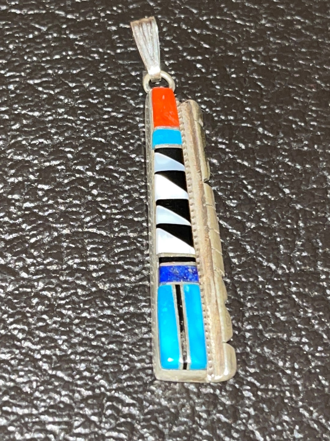 Native American Navajo Jewelry Handmade Sterling Silver Turquoise Coral