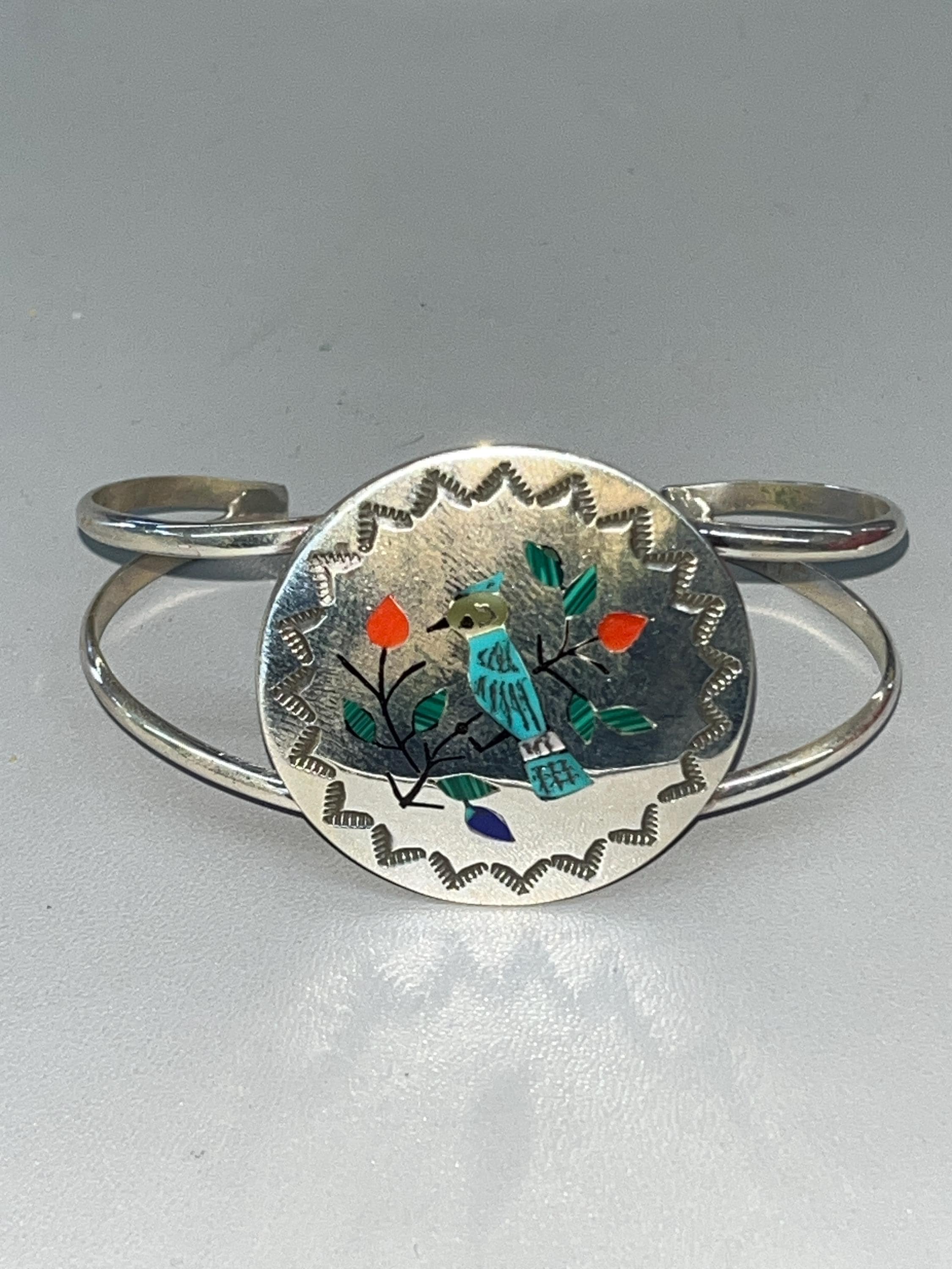 アクセサリー Zuni Handmade silver Bracelet Jewelry Zuni Multi Stone Mosaic Cuff Bracelet Sterling Silver - Etsy