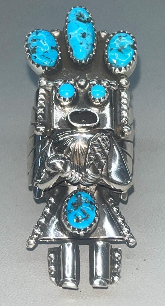 Sterling Silver Doris Smallcanyon Native American Navajo Handmade