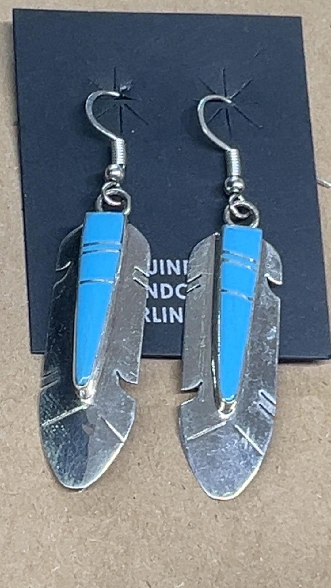 Native American Navajo Jewelry Handmade Sterling Silver Inlay