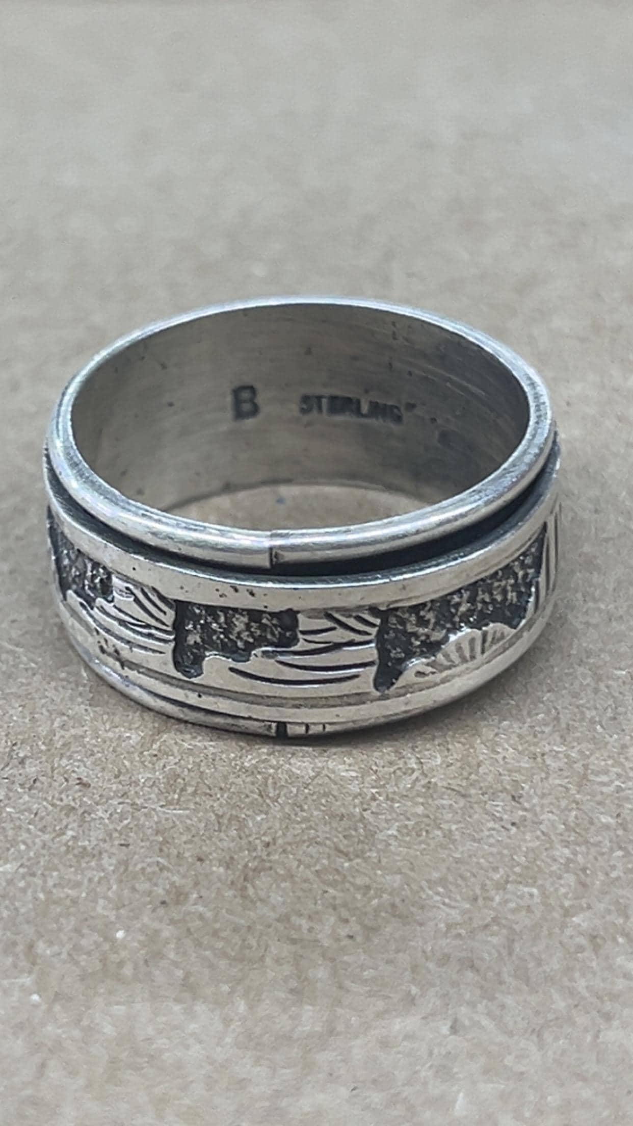 Native American Navajo Jewelry Handmade Storyteller Sterling Silver ...