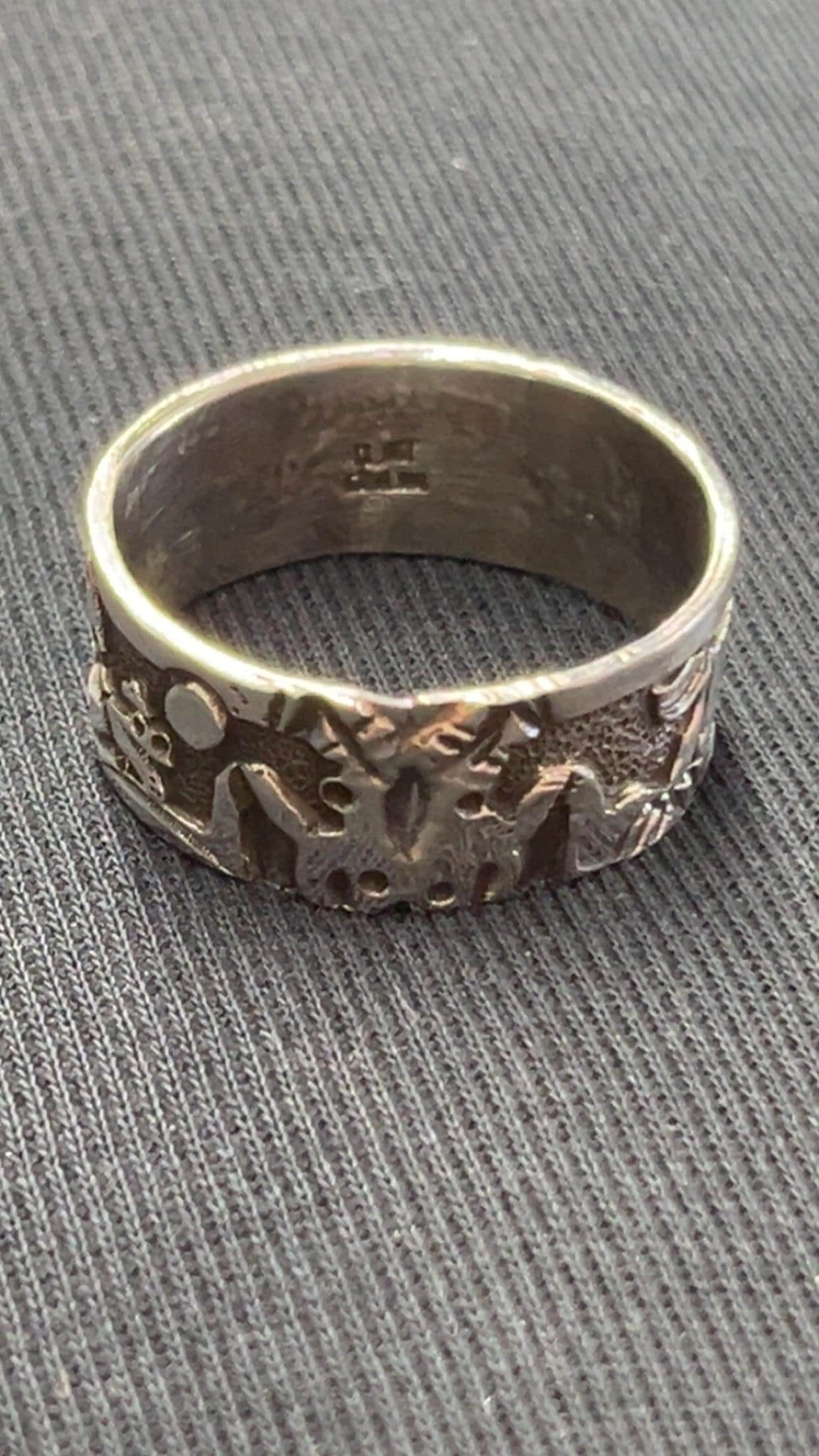 Native American Navajo Jewelry Handmade Horses Silver Work