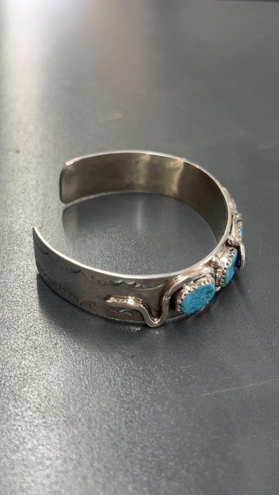 Native American Zuni Jewelry Handmade Sterling Silver Inlay