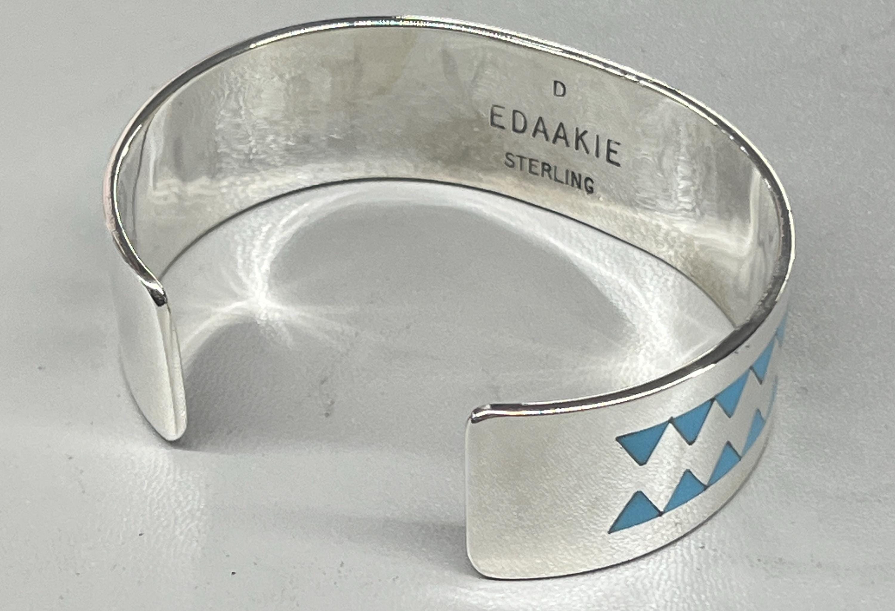 Native American Zuni Jewelry Handmade Sterling Silver Turquoise