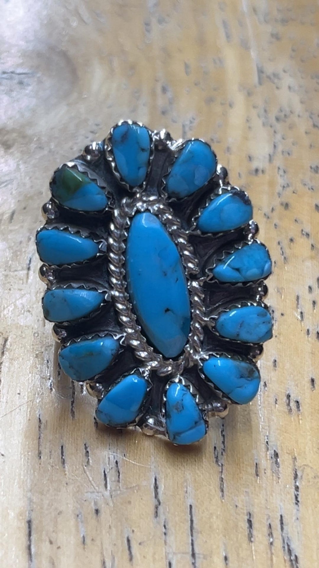 Native American Navajo Jewelry Handmade Sterling Silver Turquoise