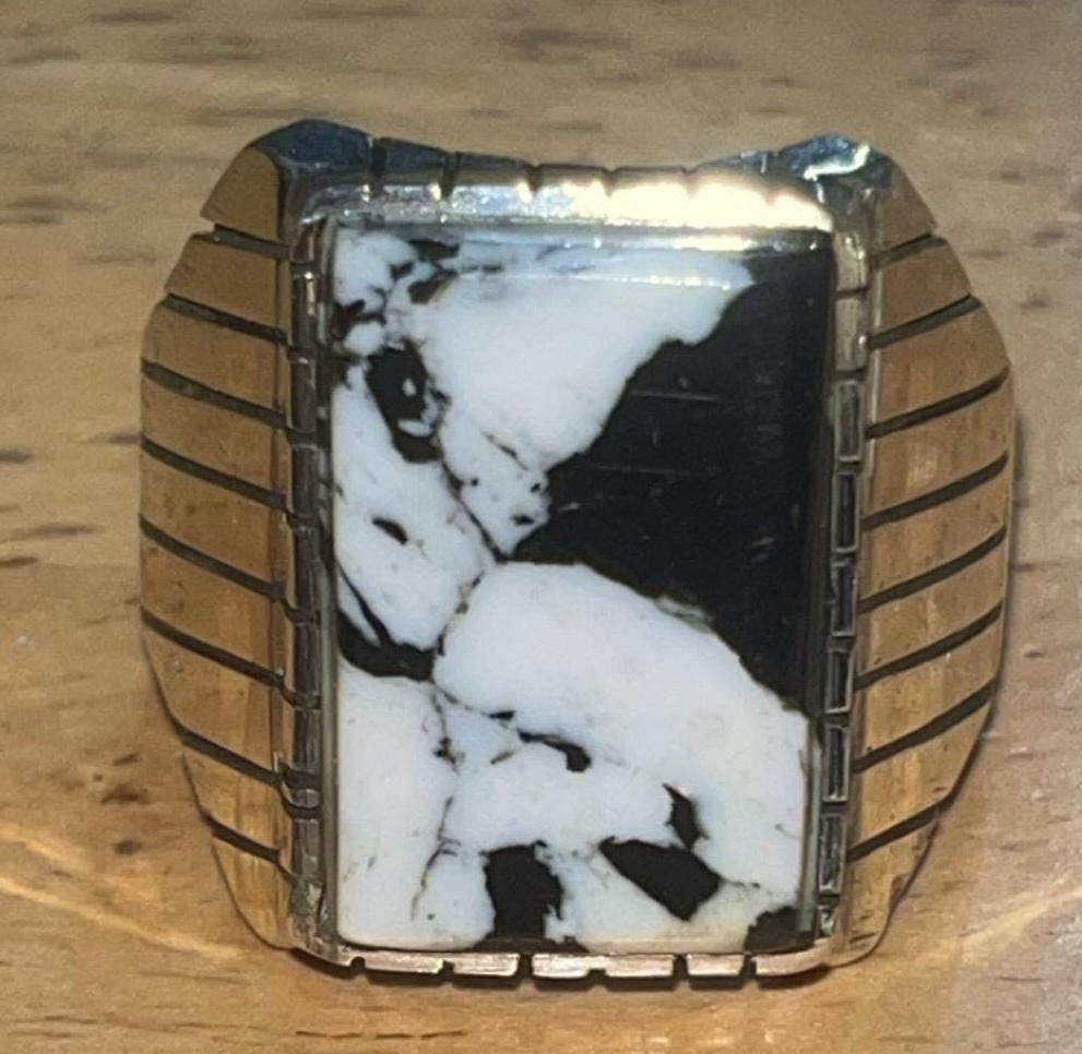 Native American Navajo Jewelry Handmade Sterling Silver White