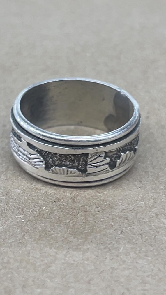 Native American Navajo Jewelry Handmade Storyteller Sterling