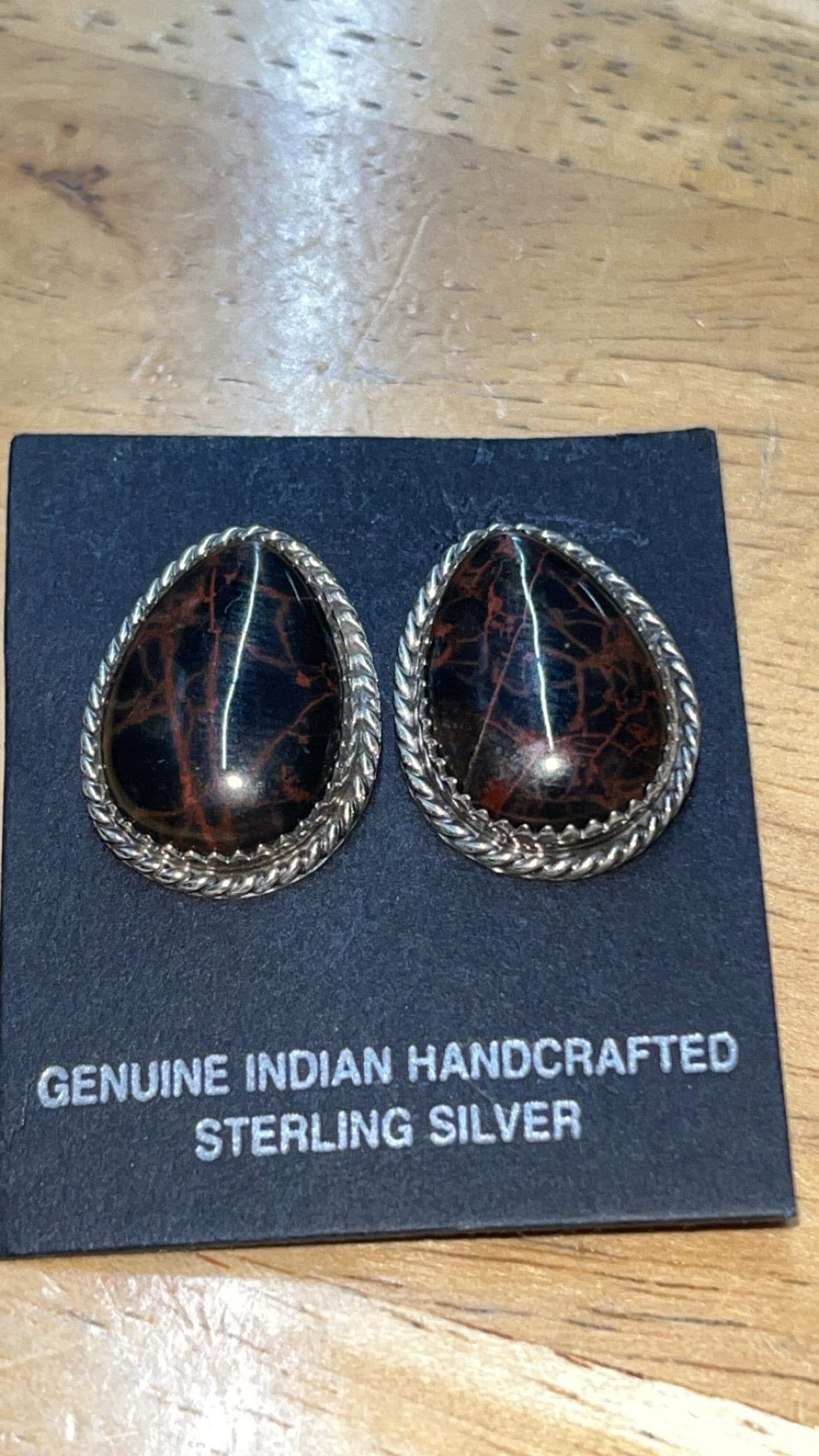 Native American Navajo Jewelry Handmade Sterling Silver Picture