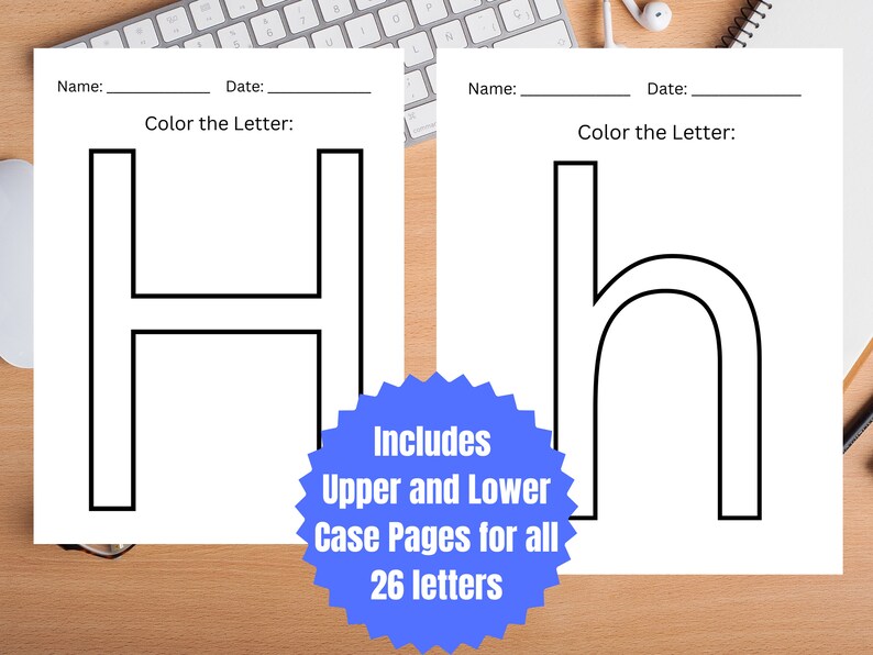 Preschool Worksheets Preschool Letter Worksheet Letter Recognition ...