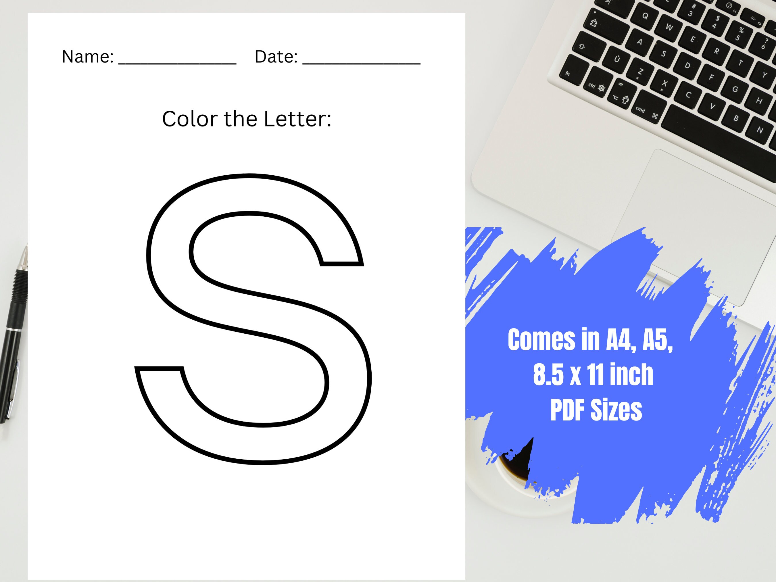 Preschool Worksheets Preschool Letter Worksheet Letter Recognition ...
