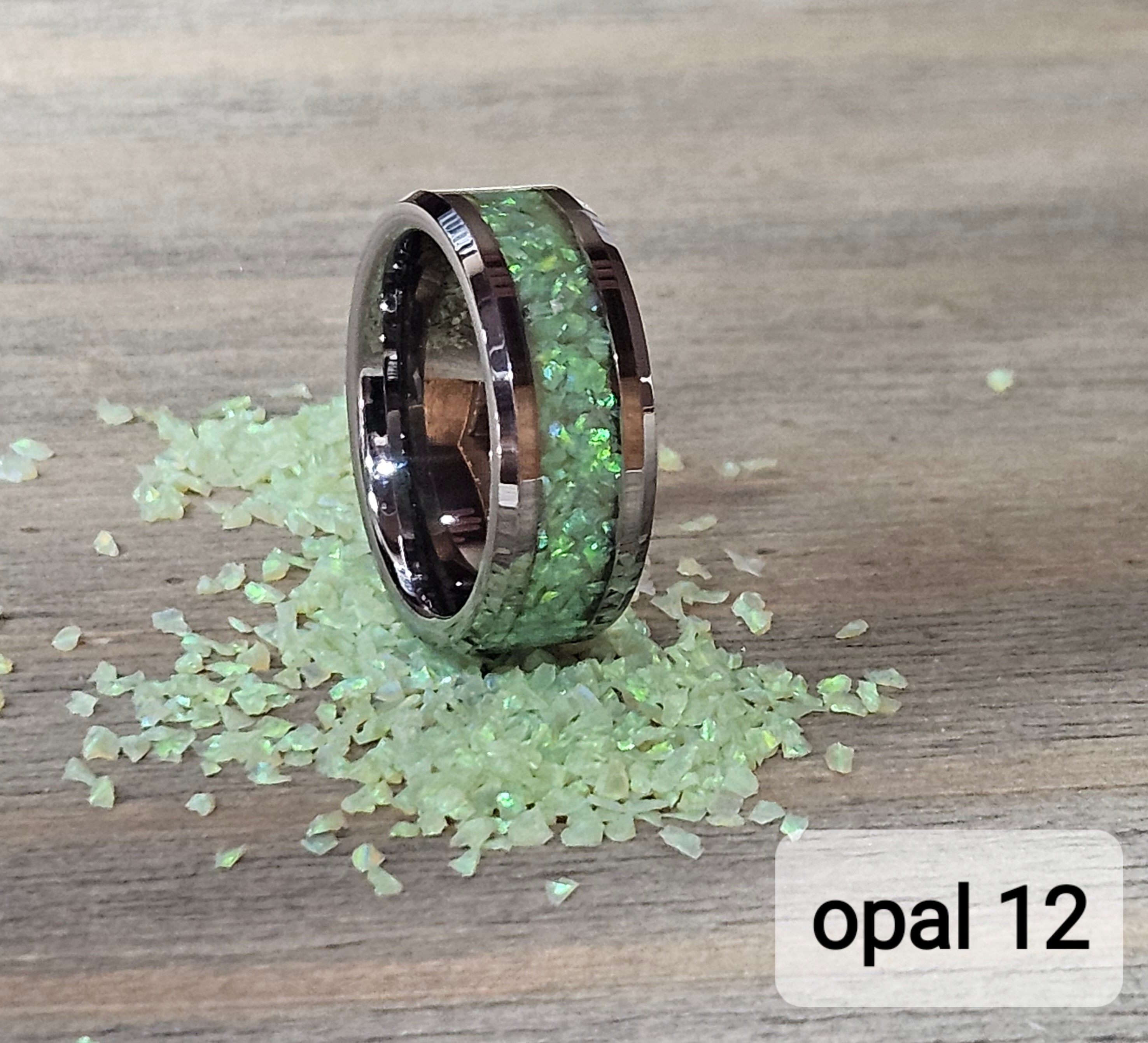 Titanium glowstone sale ring