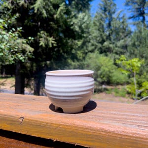 Wheel Thrown Pottery Planter - Succulent Planter, Handmade Ceramic Planter, Flower Pot with Drainage