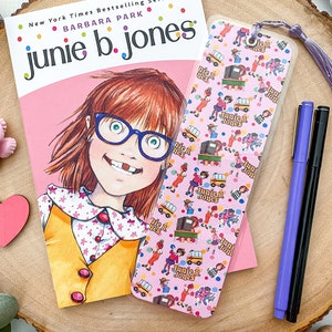 Junie B. Jones Inspired Bookmark Collection | Story Bookmark | Literacy Week | Book Character Bookmark | Bookworm Gift | Kids Bookmark