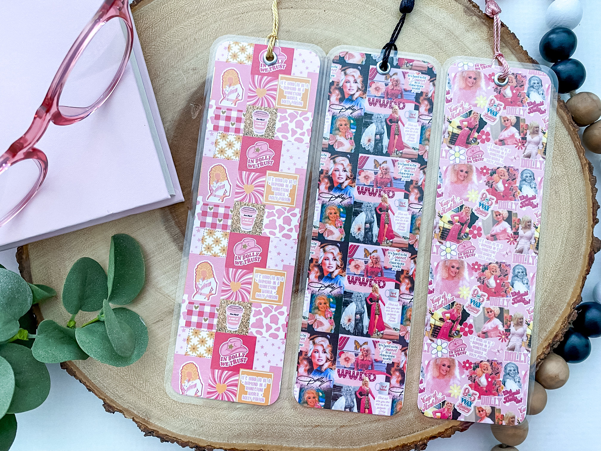 Dolly Bookmark Collection Handmade Bookmarks Country Music Etsy