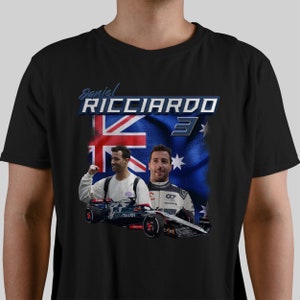 Daniel Ricciardo AlphaTauri Formula One Racing Vintage 90s Bootleg Unisex T-Shirt, Racing Grand Prix F1 Tee