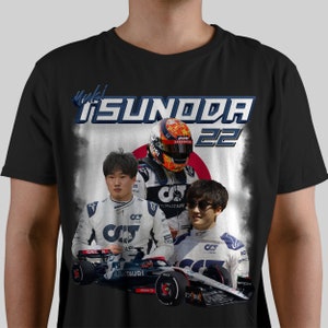 Yuki Tsunoda AlphaTauri Formula One Racing Vintage 90s Bootleg Unisex T-Shirt, Racing Grand Prix F1 Tee