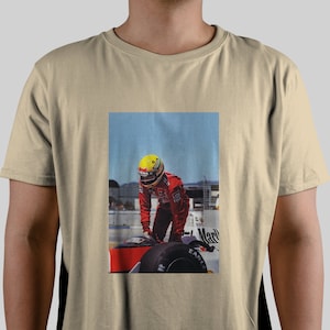 Ayrton Senna McLaren Vintage Graphic Tee Formula One Racing Vintage 90s Bootleg Unisex T-Shirt, Racing Grand Prix F1 Tee