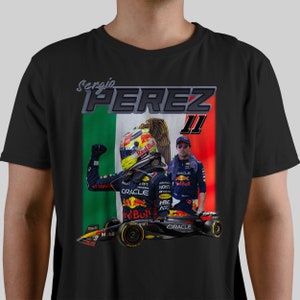 Sergio Perez Red Bull 2024 Formula One Racing Vintage 90s Bootleg Unisex T-Shirt, Racing Grand Prix F1 Tee
