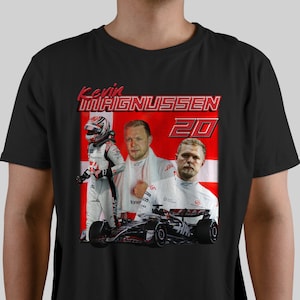 Kevin Magnussen Haas 2024 Formula One Racing Vintage 90s Bootleg Unisex T-Shirt, Racing Grand Prix F1 Tee