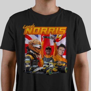 Lando Norris McLaren 2024 Formula One Racing Vintage 90s Bootleg Unisex T-Shirt, Racing Grand Prix F1 Tee