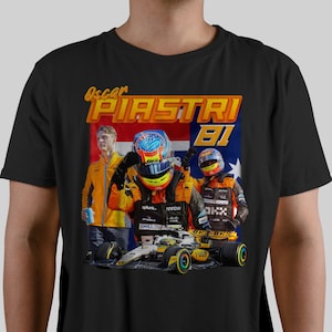 Oscar Piastri 2024 McLaren Formula One Racing Vintage 90s Bootleg Unisex T-Shirt, Racing Grand Prix F1 Tee