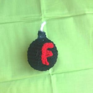 F-Bomb Crochet Ornament