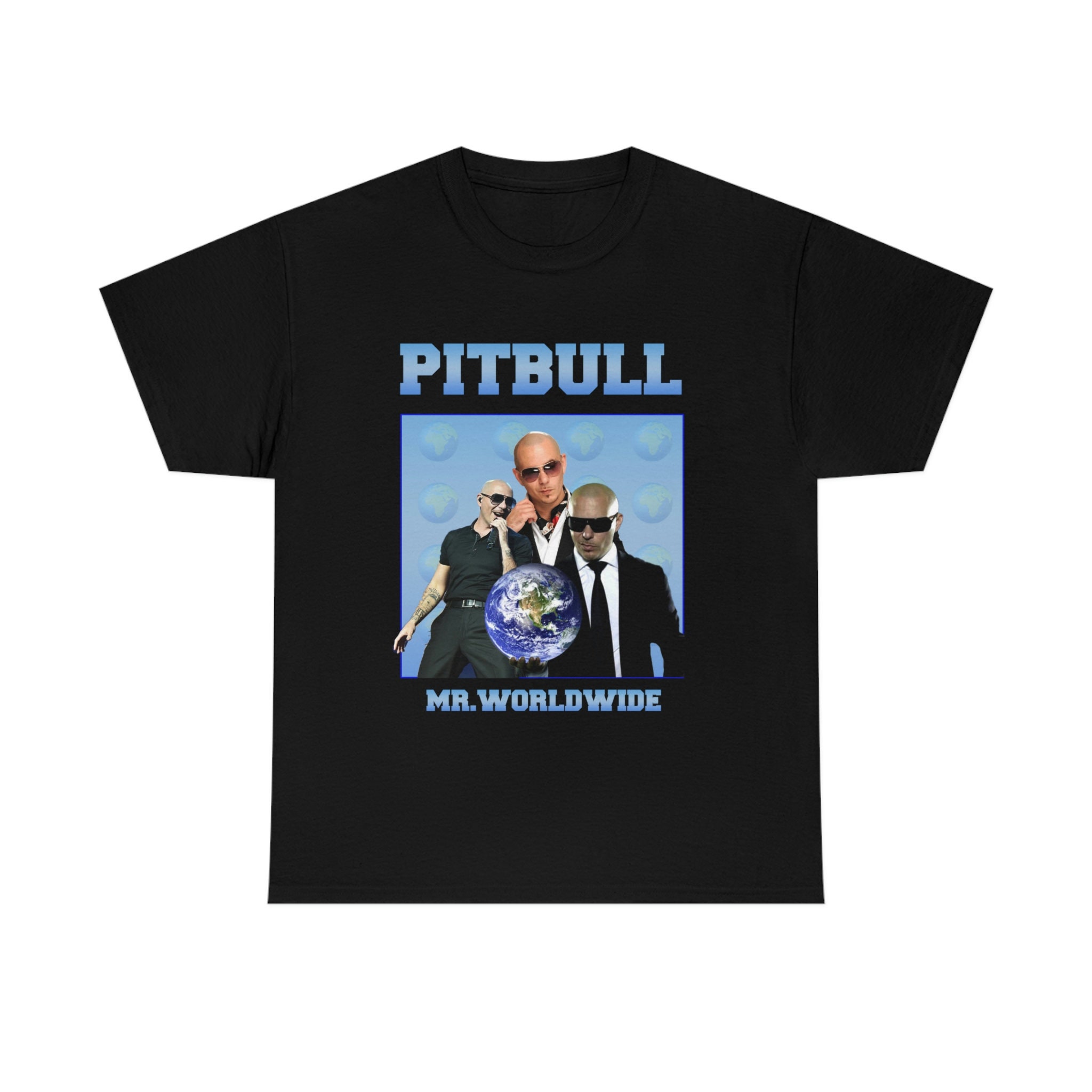 Discover Pitbull Mr.Worldwide Hip Hop, Pitbull Rap Vintage 90s Retro 90 Pitbull Tshirt