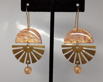 Golden Sun Dropdangles - Eclectic Grace