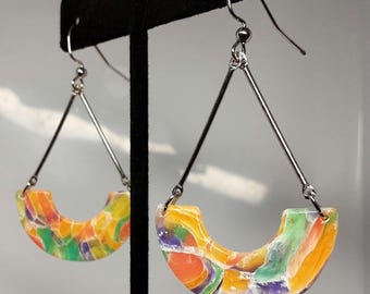 Colorful Groovy Boat Dangles - Eclectic Grace