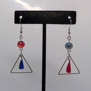 Asymetrical Blue-Red Dangles