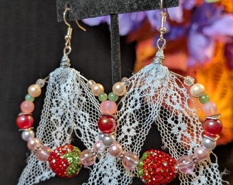Strawberry Wreaths - Pink, Statement, Coquette! - Eclectic Grace