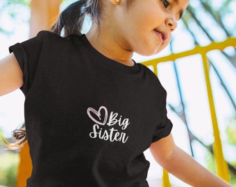 Baby shirt, Baby t-shirt, Baby T-shirt, Peuter shirt, Big Sister shirt, Peuter t-shirt, Peuter Shirt, Bijpassende kinderdoeken