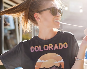 Colorado T-Shirt, Vintage Colorado shirt, Colorado Graphic Tee, Colorado t shirt, Colorado tshirt, Mountain T-Shirt, Mountain shirt