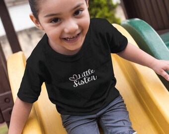 Baby shirt, Baby t-shirt, Baby T-shirt, Peuter shirt, Little Sister shirt, Peuter t-shirt, Peuter Shirt, Bijpassende kinderstolsel