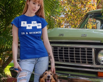 Sarcasmo T-Shirt, Camisa Tabla Periódica, Camisa Tabla Periódica, Camisa Ciencia, Humor Científico, Camisa Química, Camisa Nerd, Camiseta Tabla Periódica